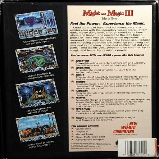 Might and Magic III: Isles of Terra - Might & Magic III: Isles of Terra (PC) (1991) 
