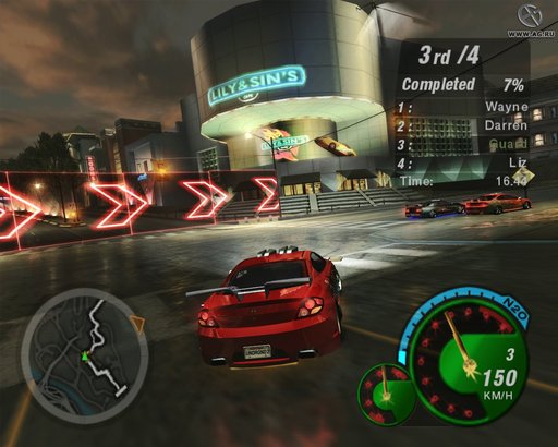 Скриншоты из игры Need for Speed Underground 2