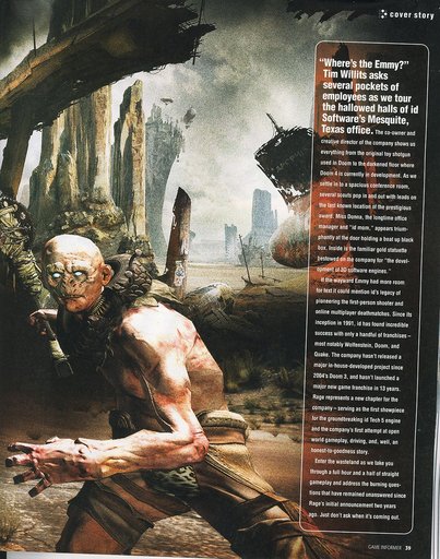 Rage (2011) - Сканы RAGE из Game Informer