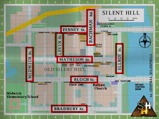 Silent Hill - Улицы Silent Hill - смысл названий