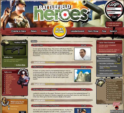 Battlefield Heroes - Как все начиналось...