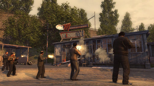 Демонстрация PhysX в Mafia 2.