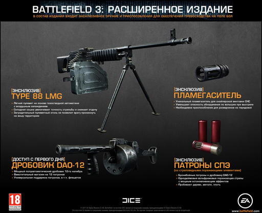 Battlefield 3 - Детали предварительного заказа подтверждены