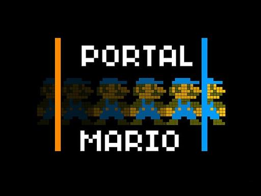 Portal 2 - Переделка Марио на механику из Portal 