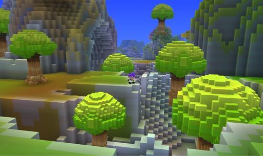 Cube World - Облака, деревья, квесты, интерфейс и widescreen режим