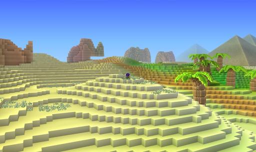 Cube World - Деревни, дороги, пустыни, пирамиды