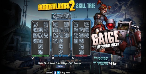 Borderlands 2 - Релиз Мекромансера! + Появилась  ветка умений Гэйдж + ECHO Log 02